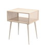 GIFTDECOR Table auxiliaire rectangulaire Beige