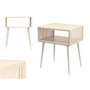 GIFTDECOR Table auxiliaire rectangulaire Beige