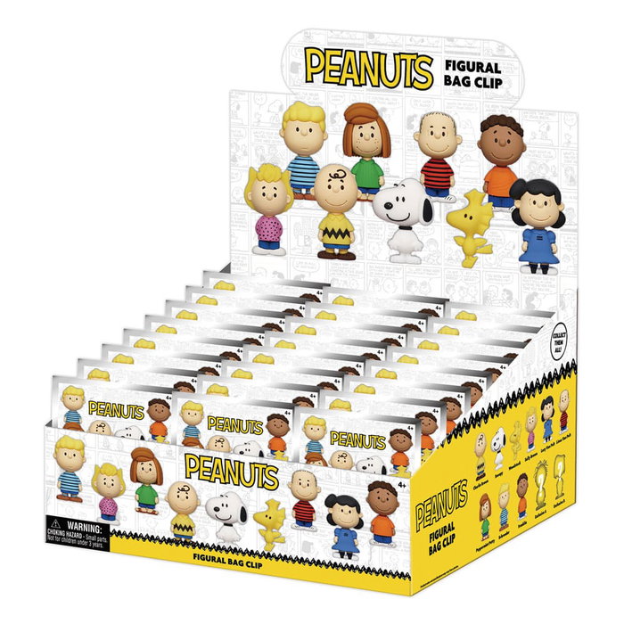 Monogram Int. Présentoir de 24 porte-clés Peanuts 3DSnoopy Series 1