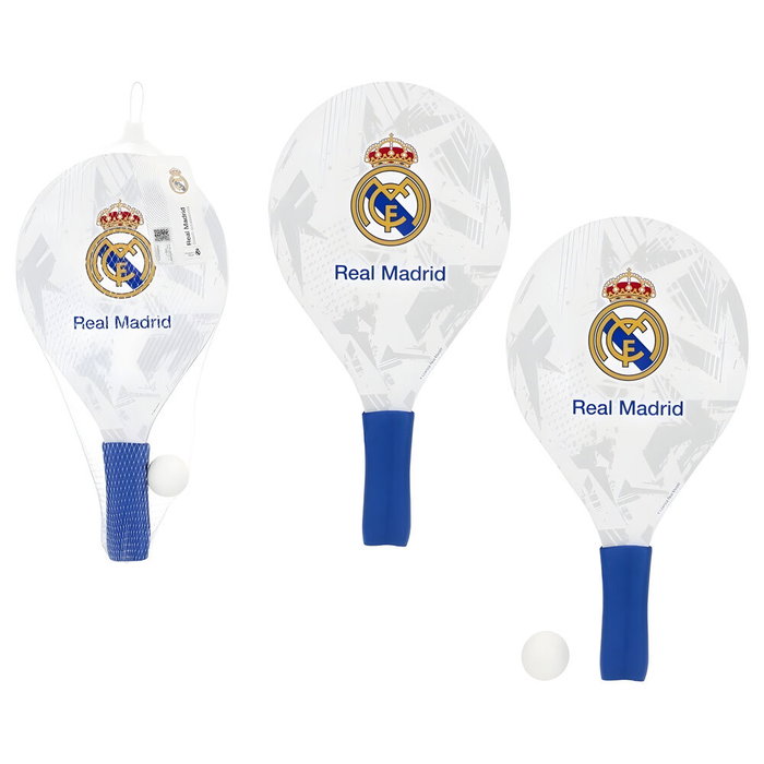 Color Baby Raquettes de plage Real Madrid C.F. en bois