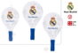 Color Baby Palas de Playa Madera Real Madrid 38x20x0.7cm - Racquettes de Plage en Bois pour Enfants, Dès 3 Ans