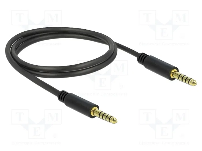 DELOCK Câble Jack 4,4mm 5pin de deux côtés, 1m DELOCK Câble Jack 4,4mm 5pin de deux côtés, 1m