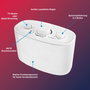 Albrecht KLARO Enceinte TV Blanche