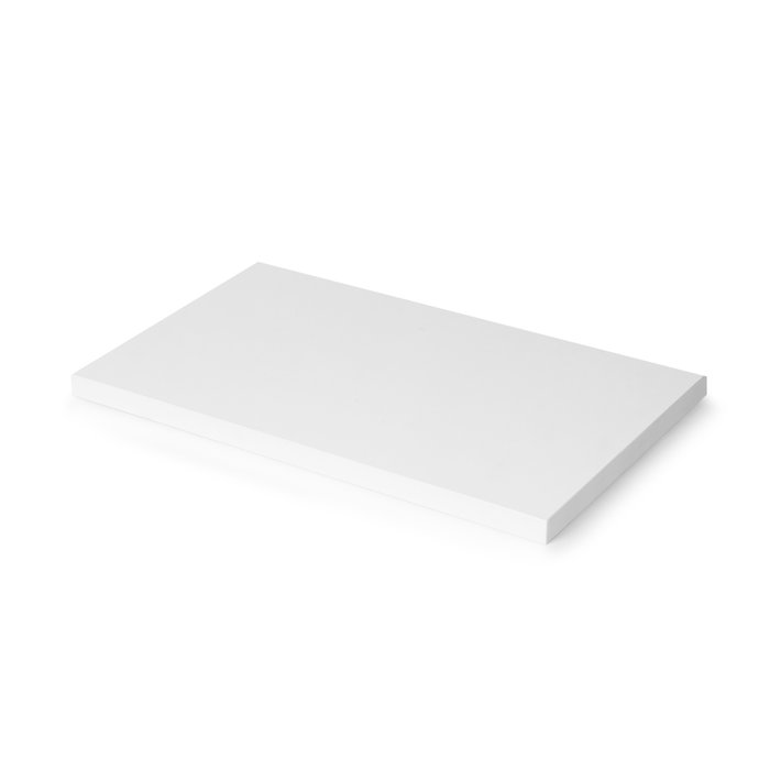 Emuca Plateaux de table, 900x500, Peint en blanc, Bois Emuca Plateaux de table, 900x500, Peint en blanc, Bois