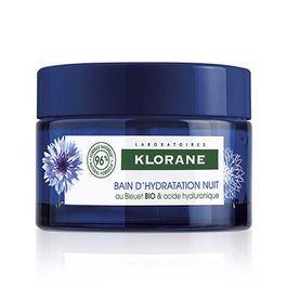Klorane Bain Hydratant de Nuit BIO Bleuet & Acide Hyaluronique 50 ml