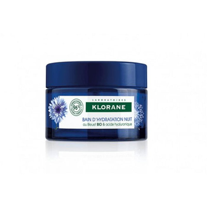 Klorane Bain hydratant de nuit BIO Bleuet & Acide Hyaluronique 50 ml