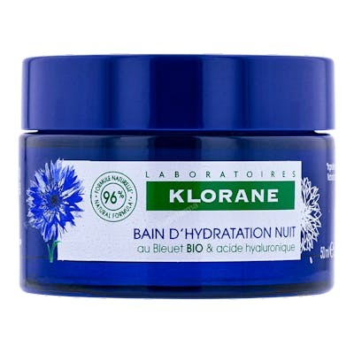 Klorane Bain hydratant de nuit BIO Bleuet & Acide Hyaluronique 50 ml