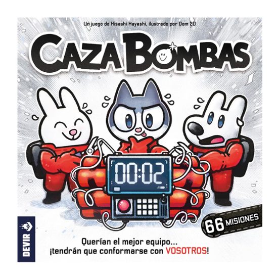 Devir Jeu de société Caza Bombas - Jeu coopératif de déduction pour 2 à 5 joueurs dès 12 ans - 66 missions - Durée 30 min Devir Jeu de société Caza Bombas - Jeu coopératif de déduction pour 2 à 5 joueurs dès 12 ans - 66 missions - Durée 30 min