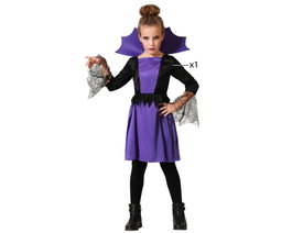 Atosa Déguisement Araignée Violet pour Fille Enfant