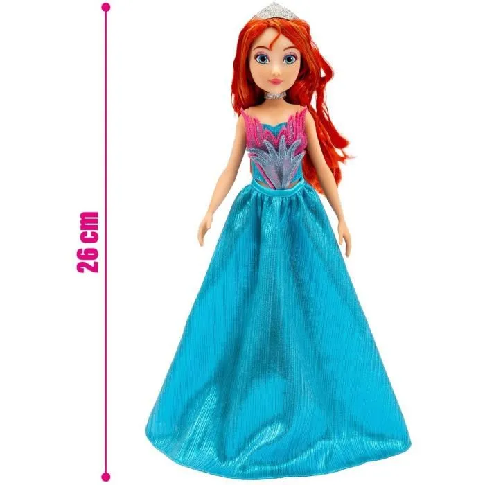 Winx Poupée WNX702 Bloom Tenue de Bal Alfea 26 cm pour Fille - Collection de 6 Personnages Articulés dès 3 ans