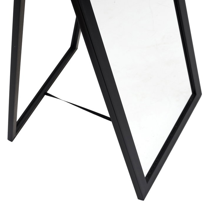 Home Deco Factory Miroir sur pied noir 35x124 cm