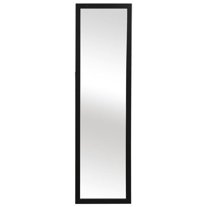 Home Deco Factory Miroir sur pied noir 35x124 cm