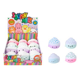 HTI Peluches Cupcakes Doux et Câlins - 12 Unités, Langues Multilingues, Pour 3 Ans et Plus
