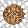 BigBuy Home Décoration murale Blanc Naturel 87 x 3,5 x 68 cm