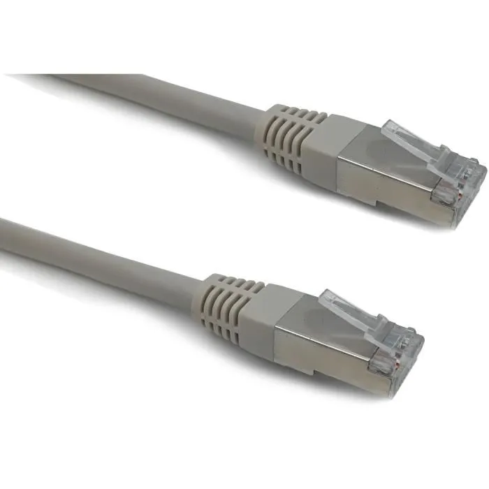 Lineaire PCC6FG Câble RJ45 Cat.6 blindé F/UTP 5 m - 1000 Mbit/s, Connexion réseau rapide et fiable