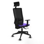 Chaise de Bureau avec Appui-tête Piqueras y Crespo 1D066G1 Lila