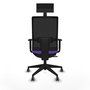Chaise de Bureau avec Appui-tête Piqueras y Crespo 1D066G1 Lila