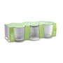 Set 6 Vasos Bajos Vidrio Square Quid 26 cL