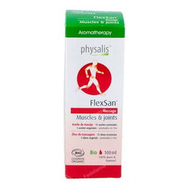 PHYSALIS FLEXSAN Huile de massage muscles-articulations 100ml