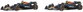 Mattel Hot Wheels Premium Pack de 2 Formule 1 Oracle Red Bull Racing 1:64