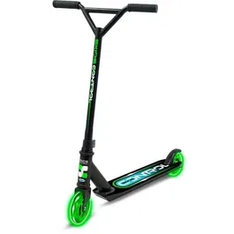 Stamp Trottinette Freestyle JB248001L pour Enfant - Roues Lumineuses, Cadre Aluminium, Frein Arrière, Guidon BMX - 5 Ans et Plus, 50 kg Max