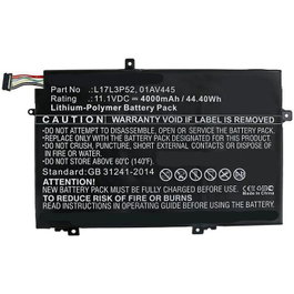 CoreParts Batterie pour Lenovo 44.40Wh 11.1V 4000mAh Noir