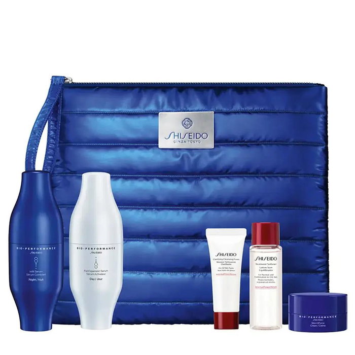 Shiseido Bio-Performance Filler Super Revitalizer 15 ml + Clean Foam Nettoyant 15 ml - Sérum anti-âge et mousse purifiante Shiseido Bio-Performance Filler Super Revitalizer 15 ml + Clean Foam Nettoyant 15 ml - Sérum anti-âge et mousse purifiante