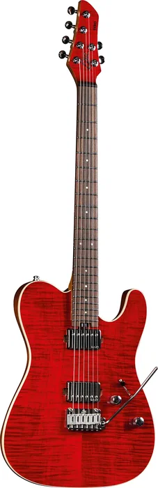 EKO Tero 800 Musa Guitare Électrique Red Flamed - 6 Cordes avec Corps en Aulne Massif et Touche en Érable Torréfié EKO Tero 800 Musa Guitare Électrique Red Flamed - 6 Cordes avec Corps en Aulne Massif et Touche en Érable Torréfié