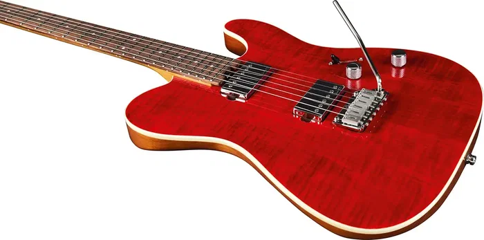 EKO Tero 800 Musa Guitare Électrique Red Flamed - 6 Cordes avec Corps en Aulne Massif et Touche en Érable Torréfié EKO Tero 800 Musa Guitare Électrique Red Flamed - 6 Cordes avec Corps en Aulne Massif et Touche en Érable Torréfié
