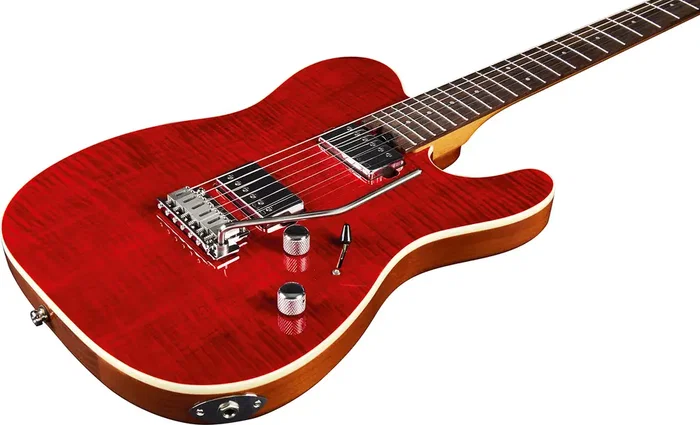 EKO Tero 800 Musa Guitare Électrique Red Flamed - 6 Cordes avec Corps en Aulne Massif et Touche en Érable Torréfié EKO Tero 800 Musa Guitare Électrique Red Flamed - 6 Cordes avec Corps en Aulne Massif et Touche en Érable Torréfié