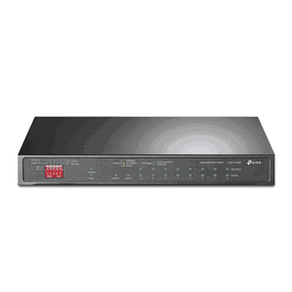 TP-LINK - Switch Gigabit PoE+ Géré 8 Ports, 2 Ports SFP, Noir (TL-SG1210MP)