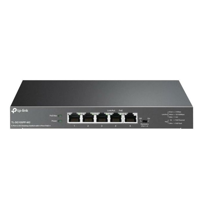 TP-LINK Switch Géré 8 Ports Gigabit PoE+ avec 2 Ports SFP TL-SG1210MP - Noir