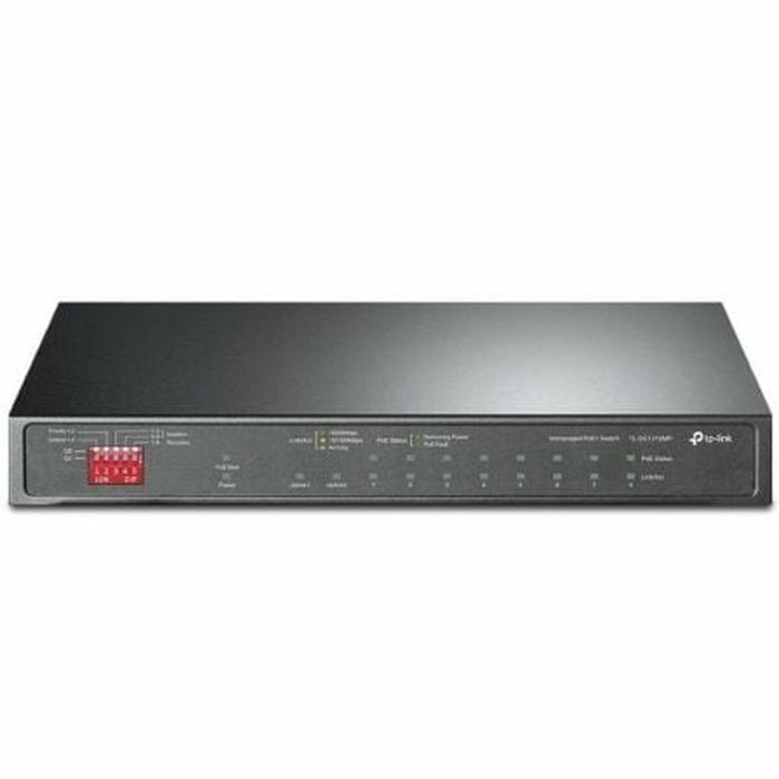 TP-LINK Switch Géré 8 Ports Gigabit PoE+ avec 2 Ports SFP TL-SG1210MP - Noir