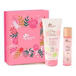 Fleurance Nature Cofre Rosa et Jasmin Parfum + Gel Douche - Coffret Cadeau