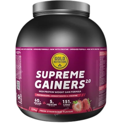 GOLD NUTRITION Supreme Gainers 2.0 Strawberry - 2.9 Kg GOLD NUTRITION Supreme Gainers 2.0 Strawberry - 2.9 Kg