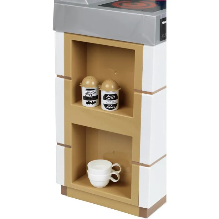 Klein - Ilot de cuisine jouet Miele KLEIN 9078 Salt & Pepper - 20 accessoires - Four, évier, distributeur - Jouable des deux côtés - À partir de 3 ans Klein - Ilot de cuisine jouet Miele KLEIN 9078 Salt & Pepper - 20 accessoires - Four, évier, distributeur - Jouable des deux côtés - À partir de 3 ans