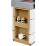 Klein - Ilot de cuisine jouet Miele KLEIN 9078 Salt & Pepper - 20 accessoires - Four, évier, distributeur - Jouable des deux côtés - À partir de 3 ans