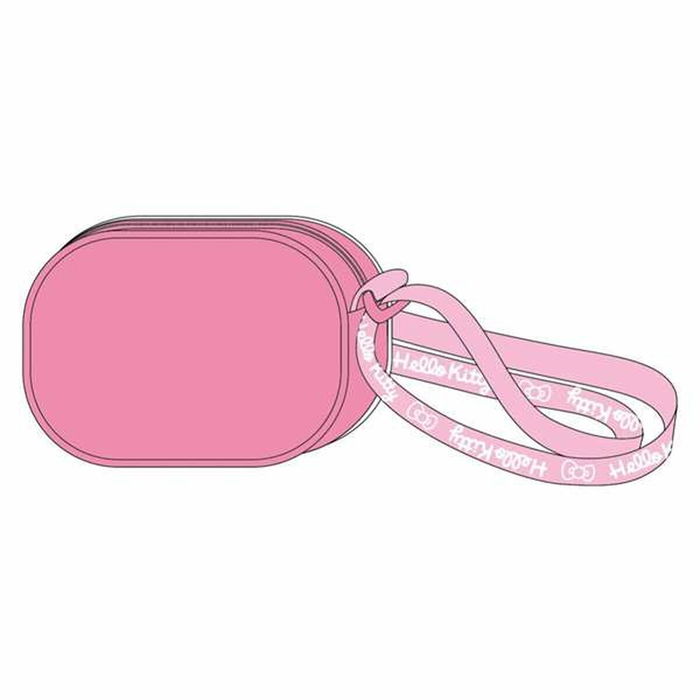 Sac à Bandoulière Hello Kitty Rose 14,5 x 10,5 x 4,0 cm Sac à Bandoulière Hello Kitty Rose 14,5 x 10,5 x 4,0 cm