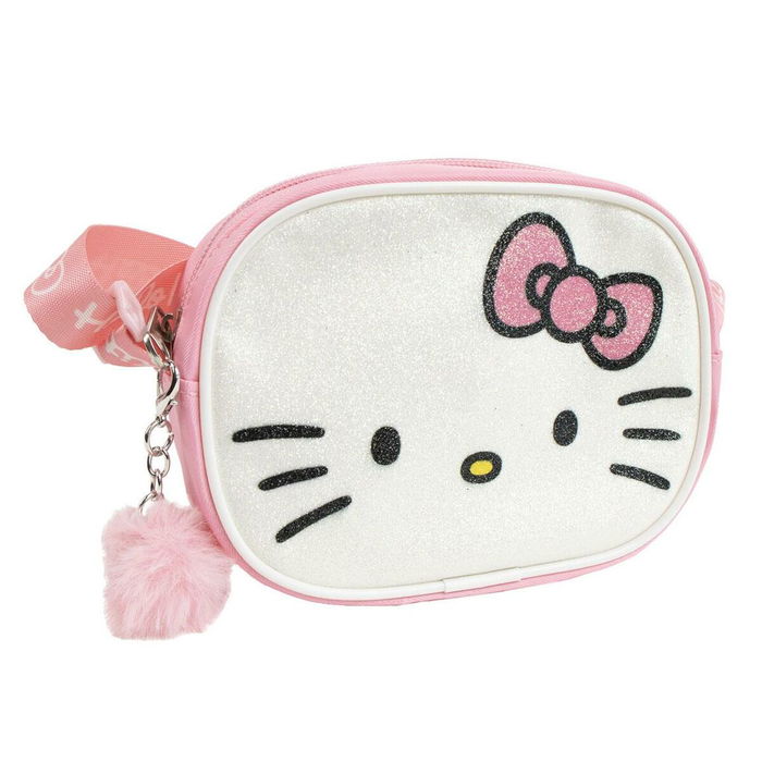 Sac à Bandoulière Hello Kitty Rose 14,5 x 10,5 x 4,0 cm Sac à Bandoulière Hello Kitty Rose 14,5 x 10,5 x 4,0 cm