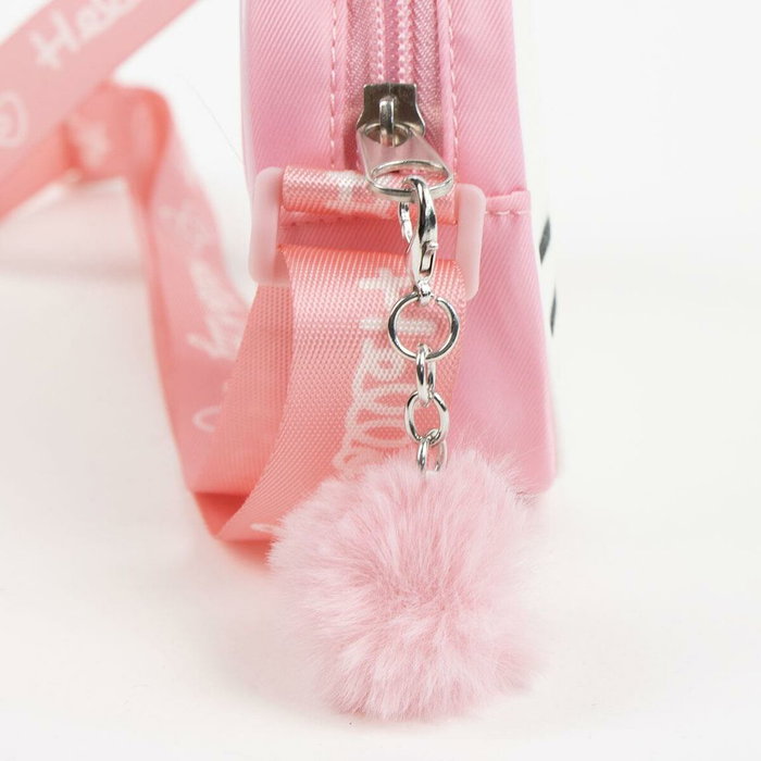 Sac à Bandoulière Hello Kitty Rose 14,5 x 10,5 x 4,0 cm Sac à Bandoulière Hello Kitty Rose 14,5 x 10,5 x 4,0 cm
