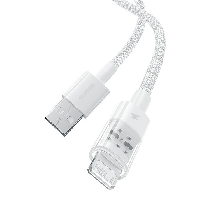 Baseus Câble USB vers Lightning P10373003211-01 Blanc 2 m