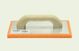 SIFER Taloche en acier éponge dure rouge 280x140x15 mm
