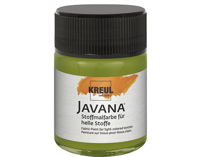 Kreul Peinture pour textile translucide vert olive 50ml Kreul Peinture pour textile translucide vert olive 50ml