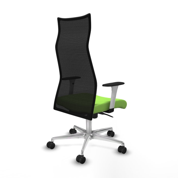 Piqueras y Crespo Chaise de Bureau Albacete Pistache et Noir