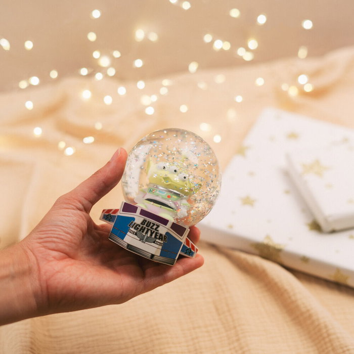 ERIK Boule à neige Alien Toy Story Disney Pixar - Figurine décorative en verre avec personnage et effet de paillettes