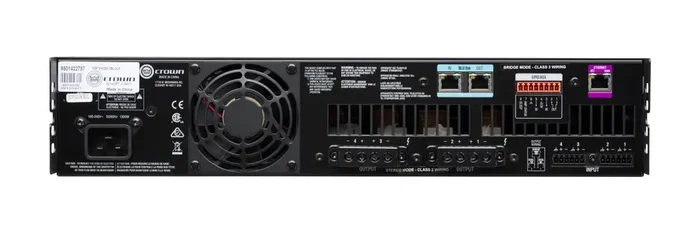 CROWN Entrée Analogique + Blu Link Amplificateur CDi DriveCore 4|1200BL 4 Canaux 1200W Par Canal Sortie