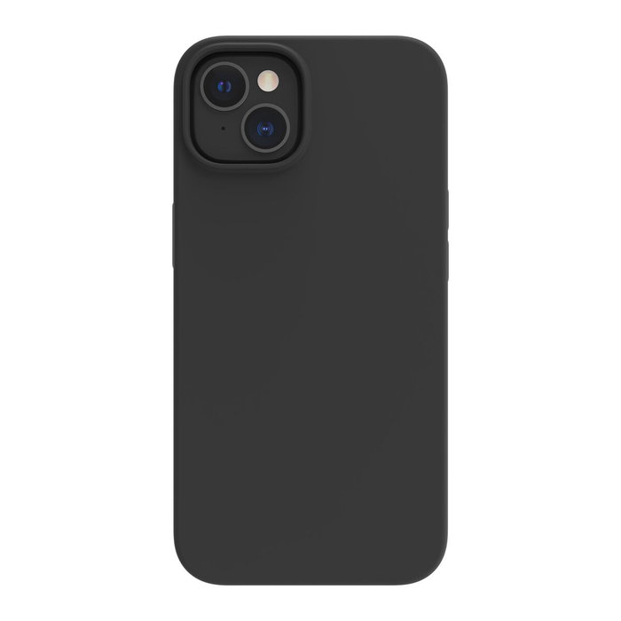 Muvit Coque Recycletek Silicone Liquide MagSafe pour iPhone 14 Plus Noir