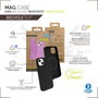 Muvit Coque Recycletek Silicone Liquide MagSafe pour iPhone 14 Plus Noir