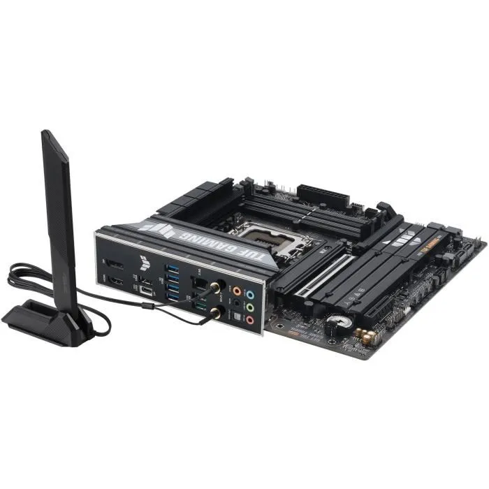 ASUS TUF GAMING B860M-PLUS WiFi - Carte mère micro-ATX Intel B860 LGA 1851 pour Core Ultra (Série 2), Wi-Fi 7, 2.5 GbE, DDR5, M.2 ASUS TUF GAMING B860M-PLUS WiFi - Carte mère micro-ATX Intel B860 LGA 1851 pour Core Ultra (Série 2), Wi-Fi 7, 2.5 GbE, DDR5, M.2