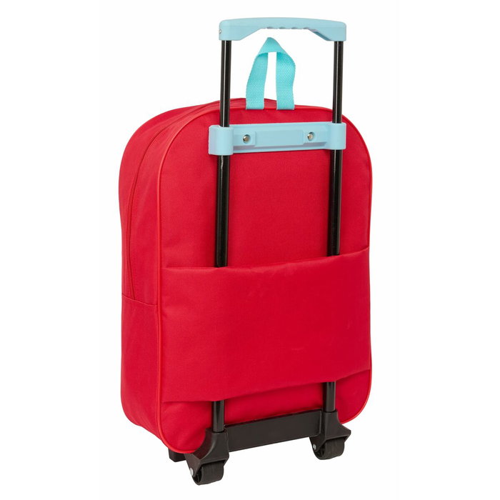 Cartable à roulettes Mickey Mouse Bleu Rouge 32 x 42 x 14 cm